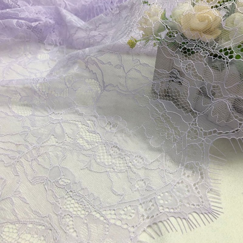 Dress Bridal Warp Knit Lace Fabric for Women's Wear Wholesale Supplier 11
